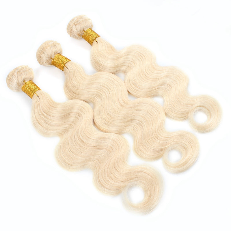 1pc 613 Blonde Straight / Body Wave 100% Human Hair Bundle