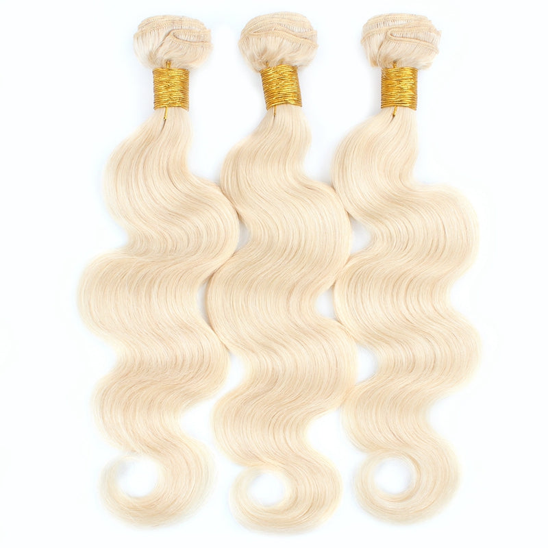 1pc 613 Blonde Straight / Body Wave 100% Human Hair Bundle