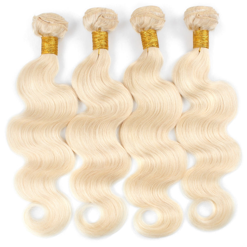 1pc 613 Blonde Straight / Body Wave 100% Human Hair Bundle