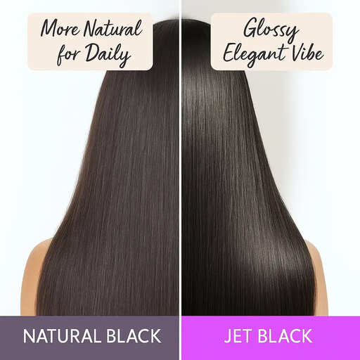 Natural Black 13x4 HD Lace Straight Wig — Glueless Raw Remy Hair
