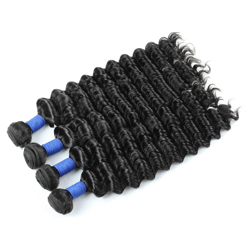 1pc Deep Wave 100% Virgin Human Hair Bundle