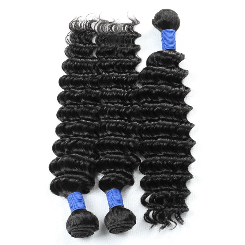 1pc Deep Wave 100% Virgin Human Hair Bundle