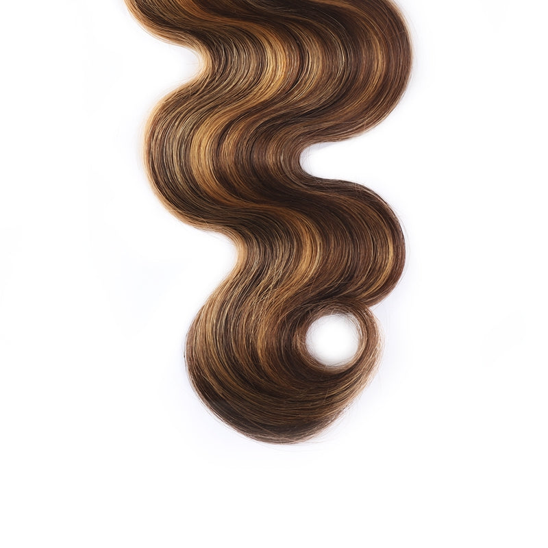 P4/27 Highlight Human Hair Bundles – Brown & Honey Blonde