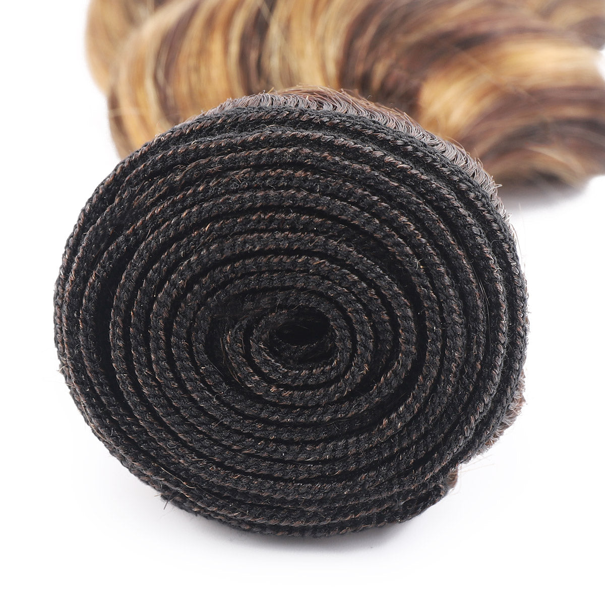 P4/27 Highlight Human Hair Bundles – Brown & Honey Blonde