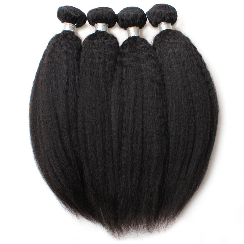 1pc Yaki Straight 100% Virgin Human Hair Bundle
