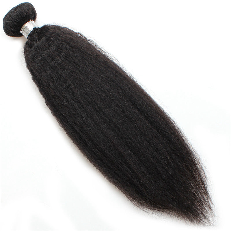 1pc Yaki Straight 100% Virgin Human Hair Bundle