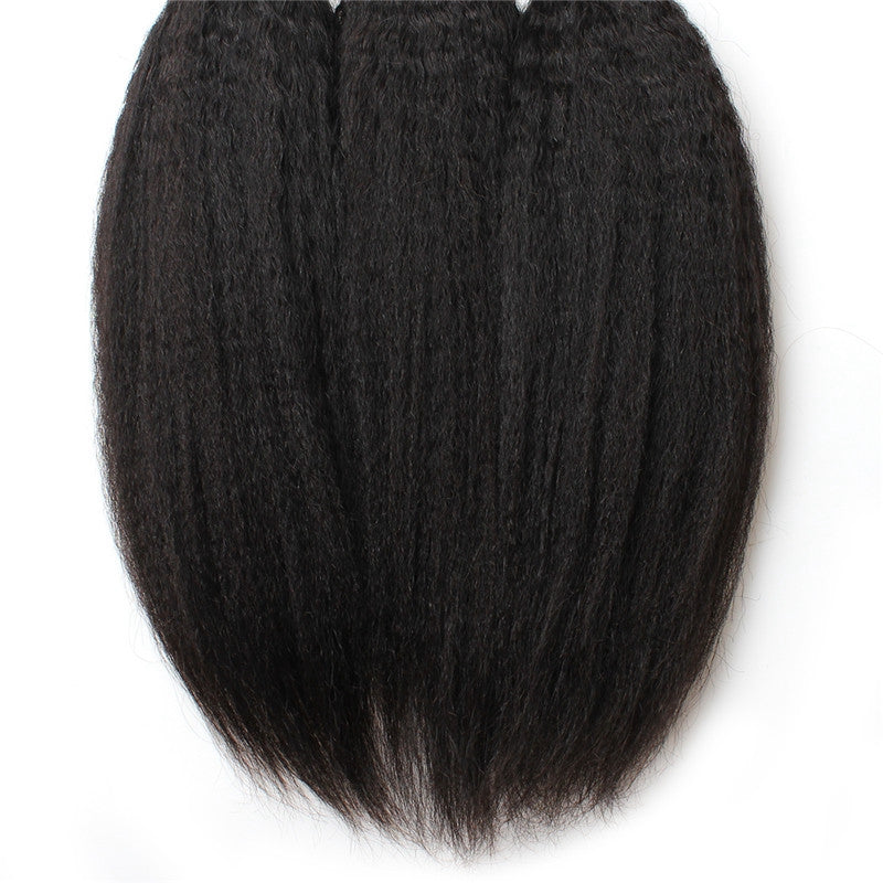 1pc Yaki Straight 100% Virgin Human Hair Bundle
