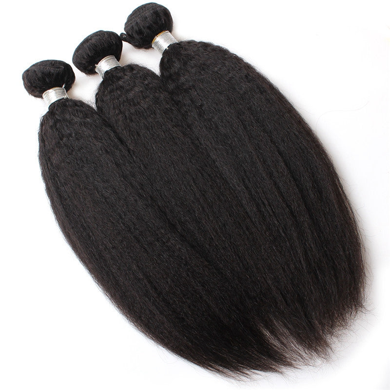 1pc Yaki Straight 100% Virgin Human Hair Bundle