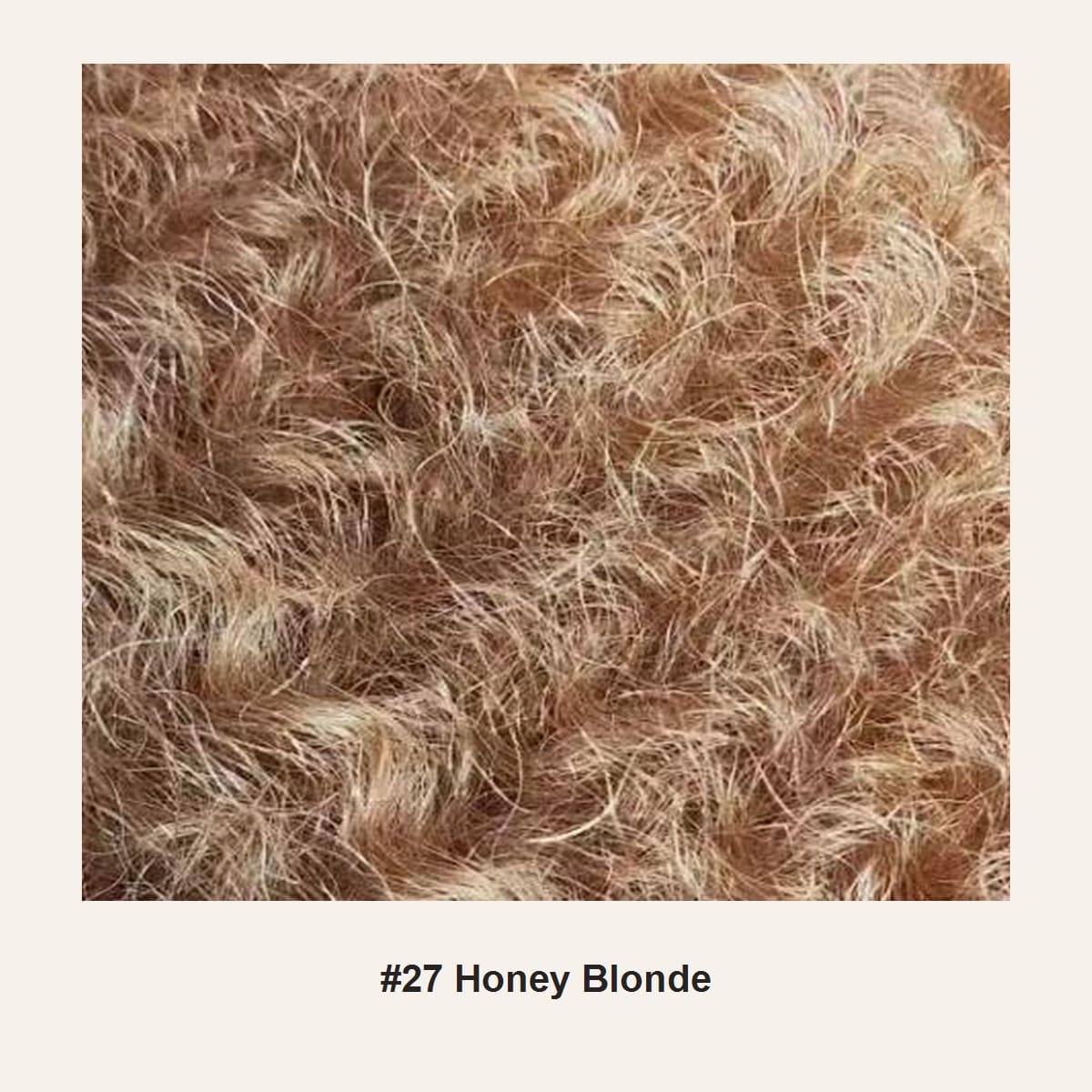 #27 Honey Blonde Afro Kinky bulk human hair for locs