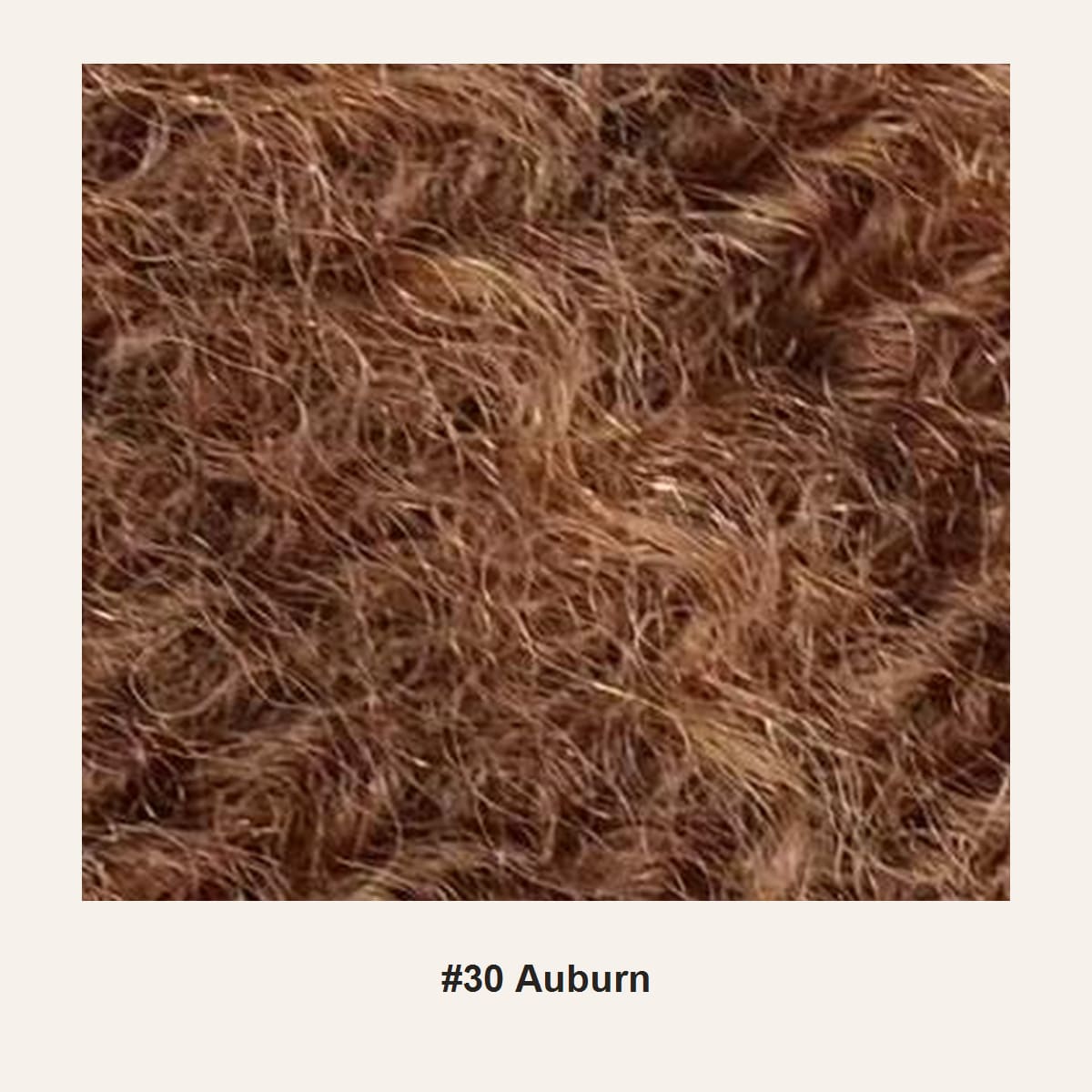 #30 Auburn Afro Kinky bulk human hair for loc extensions