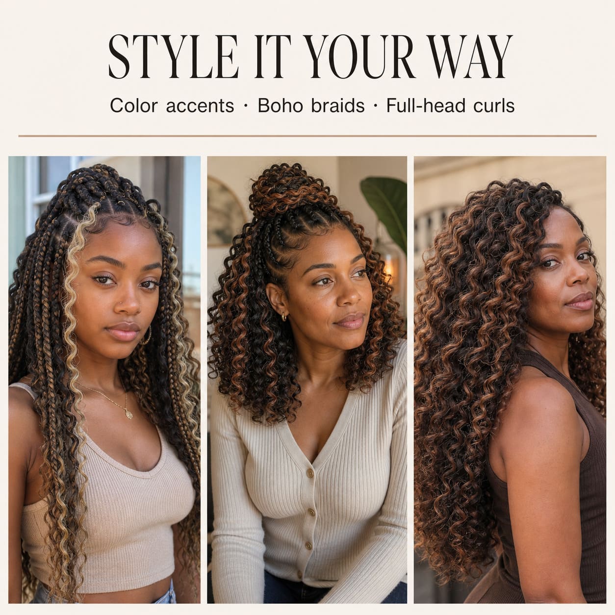 Colored Burmese Curly Feather Crochet Human Hair Extensions