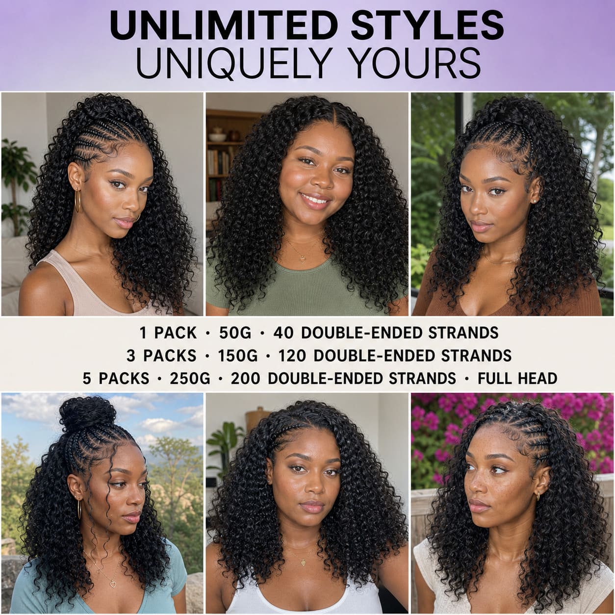 Burmese Curly Feather Crochet Human Hair Extensions