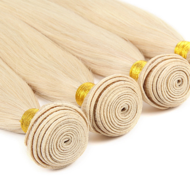 1pc 613 Blonde Straight / Body Wave 100% Human Hair Bundle