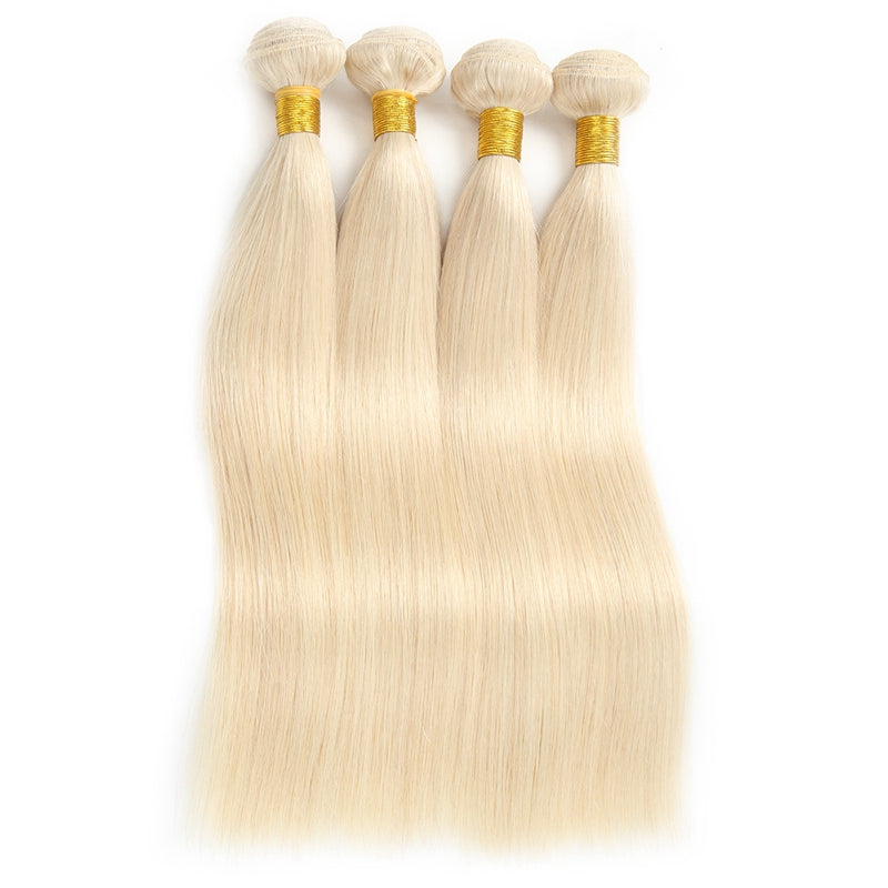 1pc 613 Blonde Straight / Body Wave 100% Human Hair Bundle