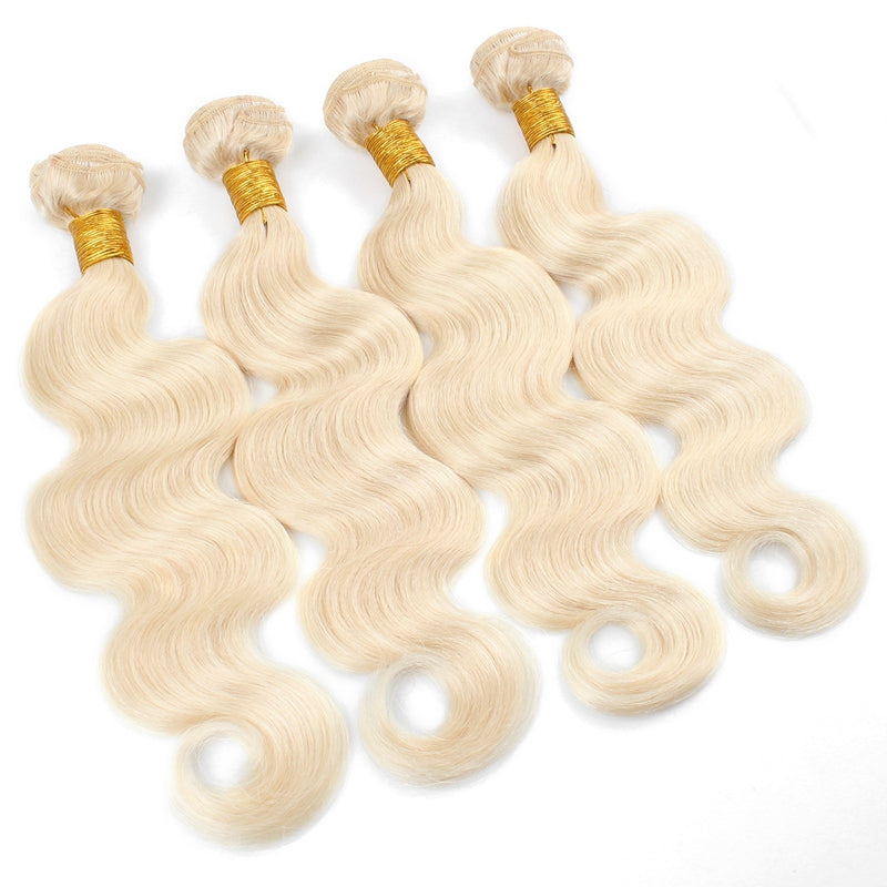 1pc 613 Blonde Straight / Body Wave 100% Human Hair Bundle