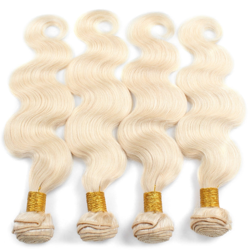 1pc 613 Blonde Straight / Body Wave 100% Human Hair Bundle