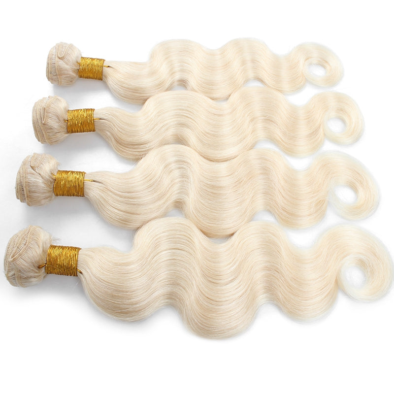 1pc 613 Blonde Straight / Body Wave 100% Human Hair Bundle