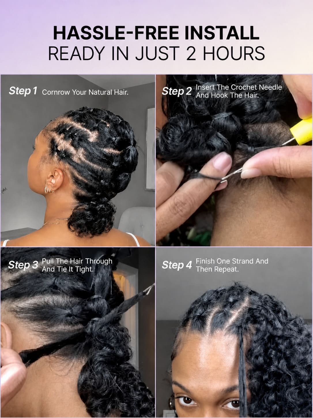 Burmese Curly Feather Crochet Human Hair Extensions