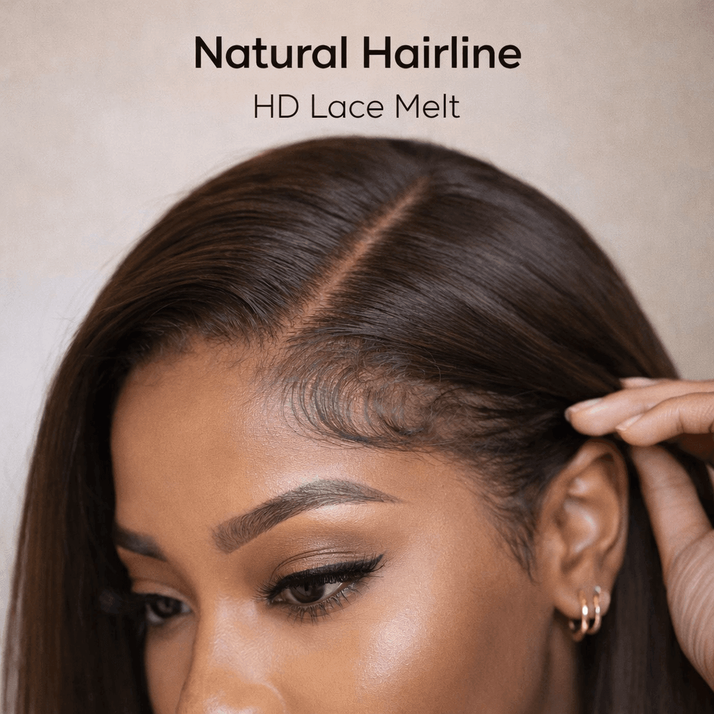 Super Full 210% Density 13x4 HD Lace Frontal Bob Wig - #4 Dark Brown 100% Virgin Human Hair