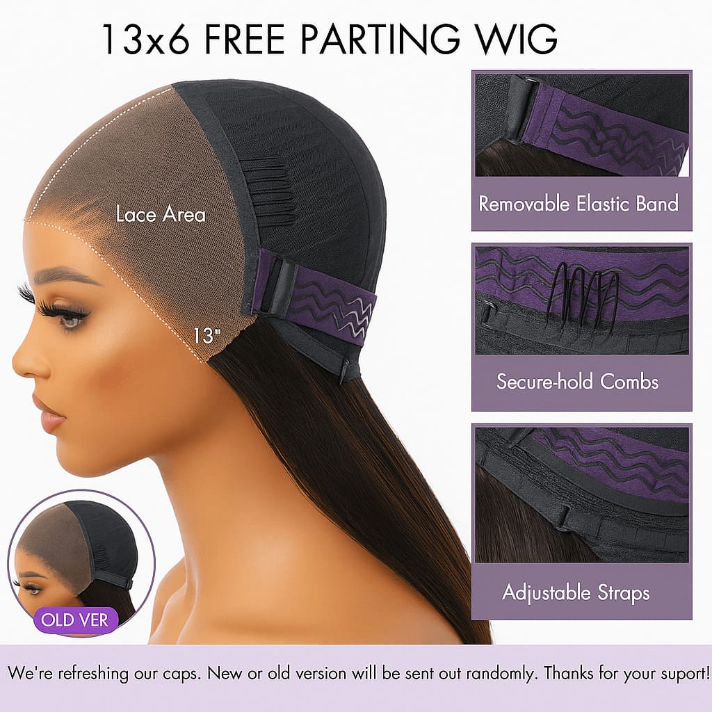 [210%-250% Density] FlexiGrip™ 13x6 HD Lace Body Wave | 100% Raw Remy Hair | Cuticle Aligned Glueless Wig