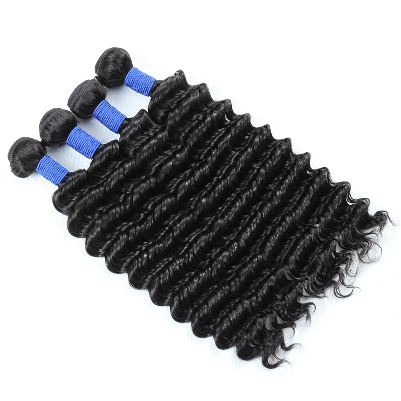 1pc Deep Wave 100% Virgin Human Hair Bundle