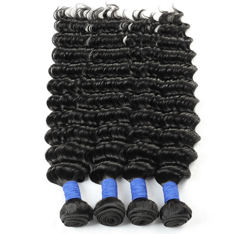 1pc Deep Wave 100% Virgin Human Hair Bundle