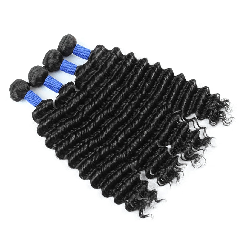 1pc Deep Wave 100% Virgin Human Hair Bundle
