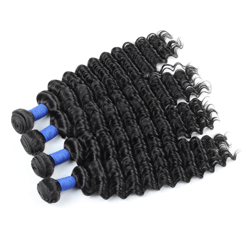 1pc Deep Wave 100% Virgin Human Hair Bundle
