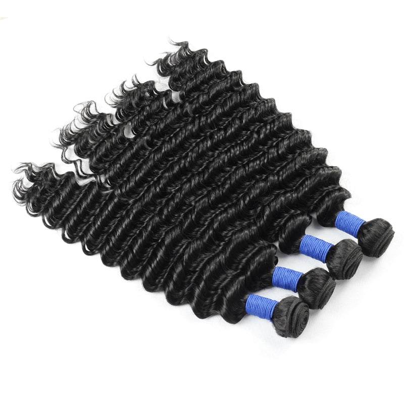 1pc Deep Wave 100% Virgin Human Hair Bundle