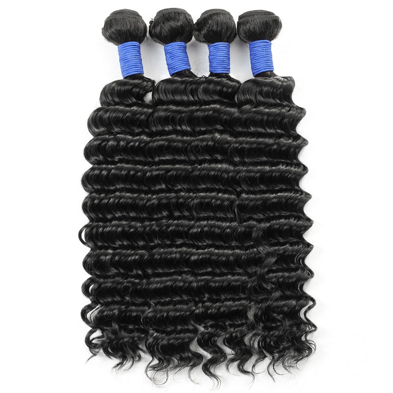 1pc Deep Wave 100% Virgin Human Hair Bundle