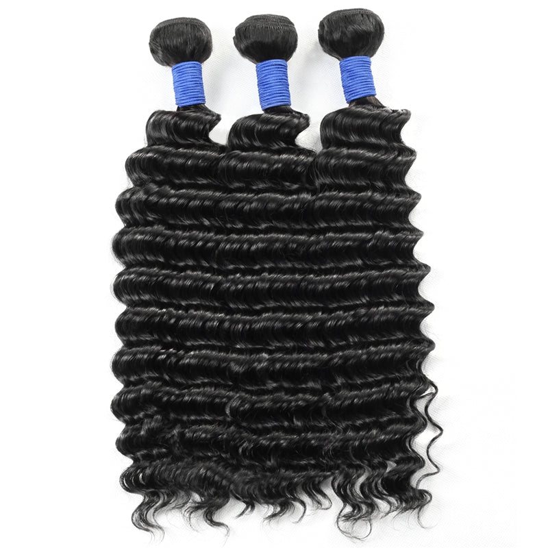 1pc Deep Wave 100% Virgin Human Hair Bundle