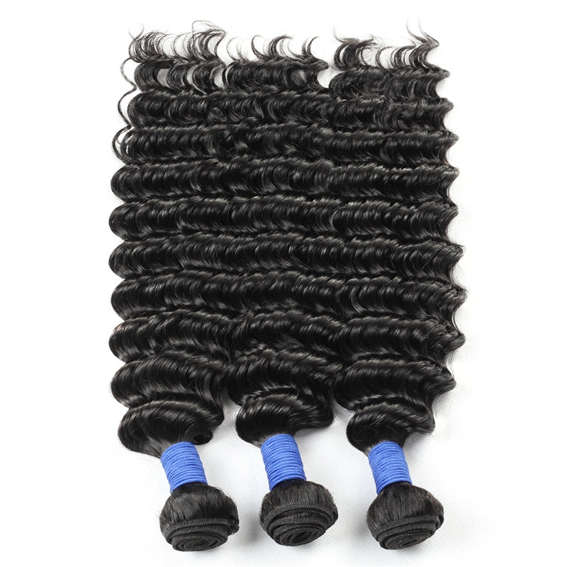 1pc Deep Wave 100% Virgin Human Hair Bundle