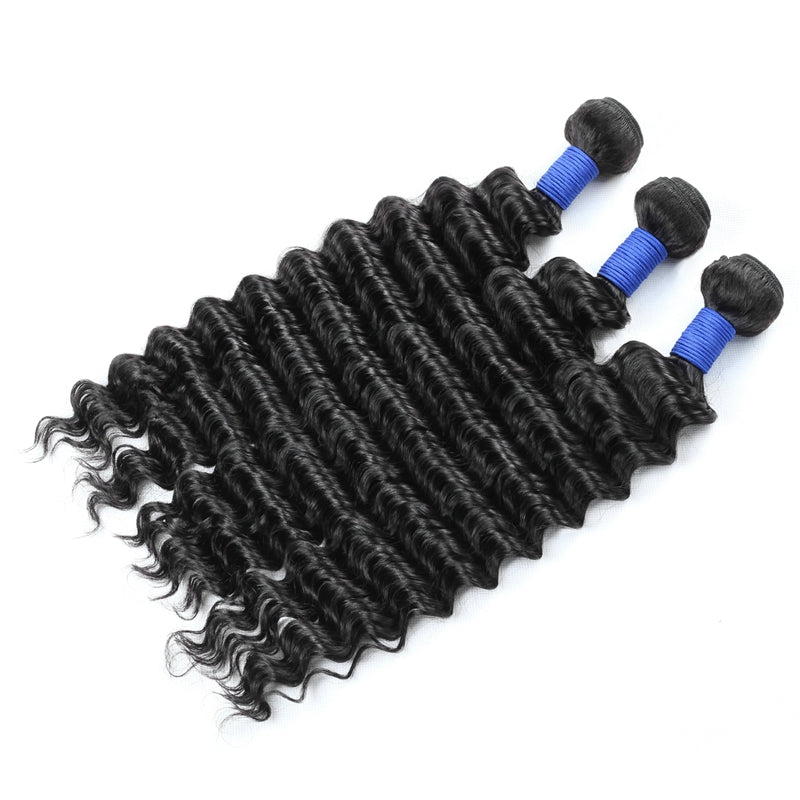 1pc Deep Wave 100% Virgin Human Hair Bundle