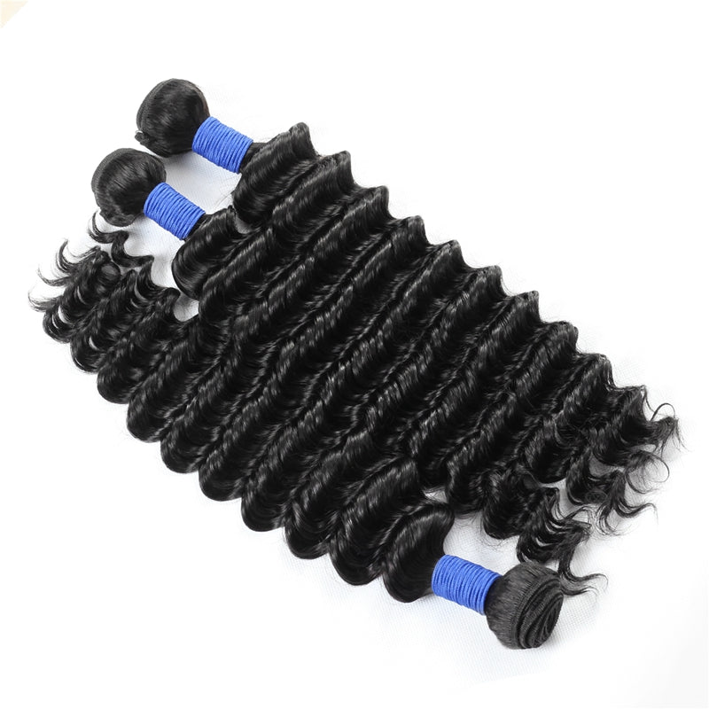 1pc Deep Wave 100% Virgin Human Hair Bundle