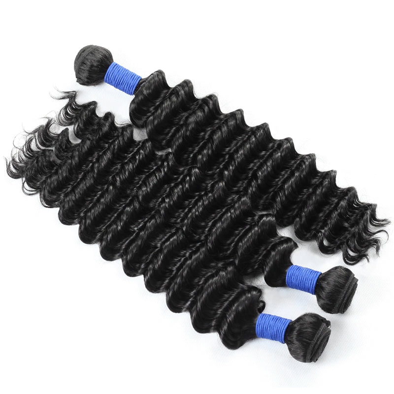 1pc Deep Wave 100% Virgin Human Hair Bundle