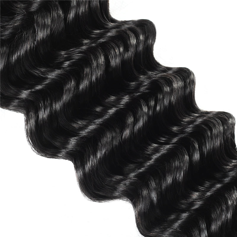 1pc Deep Wave 100% Virgin Human Hair Bundle