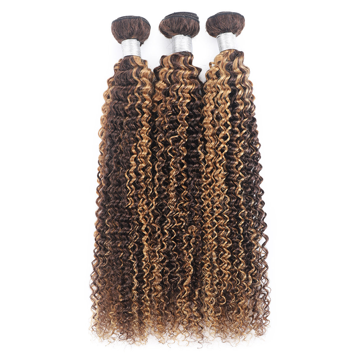 P4/27 Highlight Human Hair Bundles – Brown & Honey Blonde