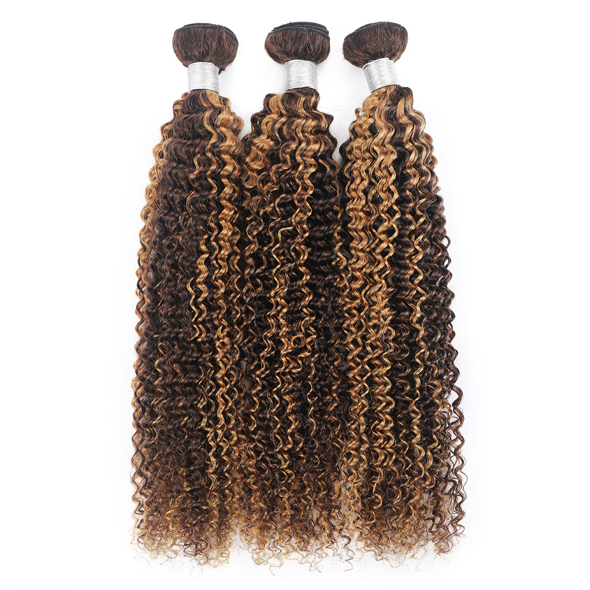 P4/27 Highlight Human Hair Bundles – Brown & Honey Blonde