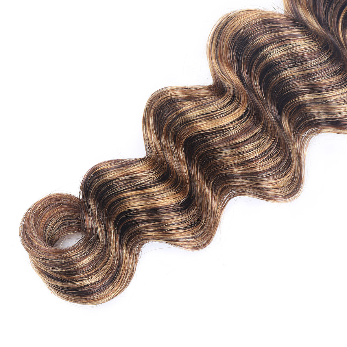 P4/27 Highlight Human Hair Bundles – Brown & Honey Blonde