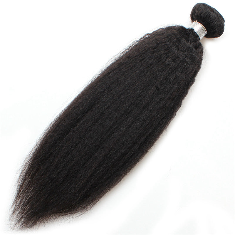 1pc Yaki Straight 100% Virgin Human Hair Bundle