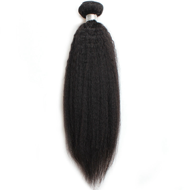 1pc Yaki Straight 100% Virgin Human Hair Bundle