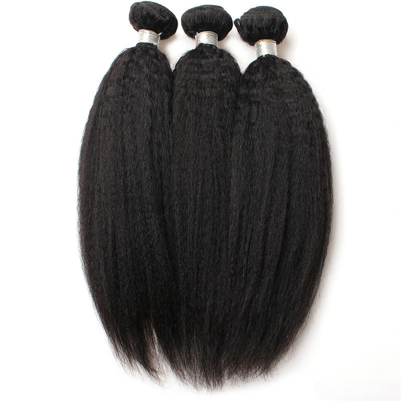 1pc Yaki Straight 100% Virgin Human Hair Bundle