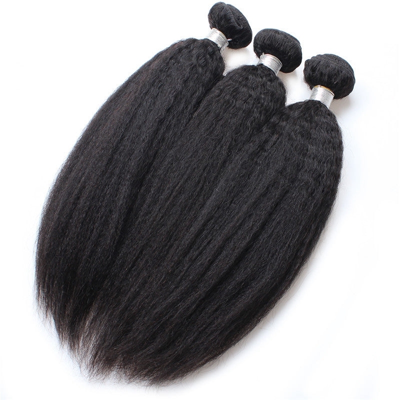 1pc Yaki Straight 100% Virgin Human Hair Bundle