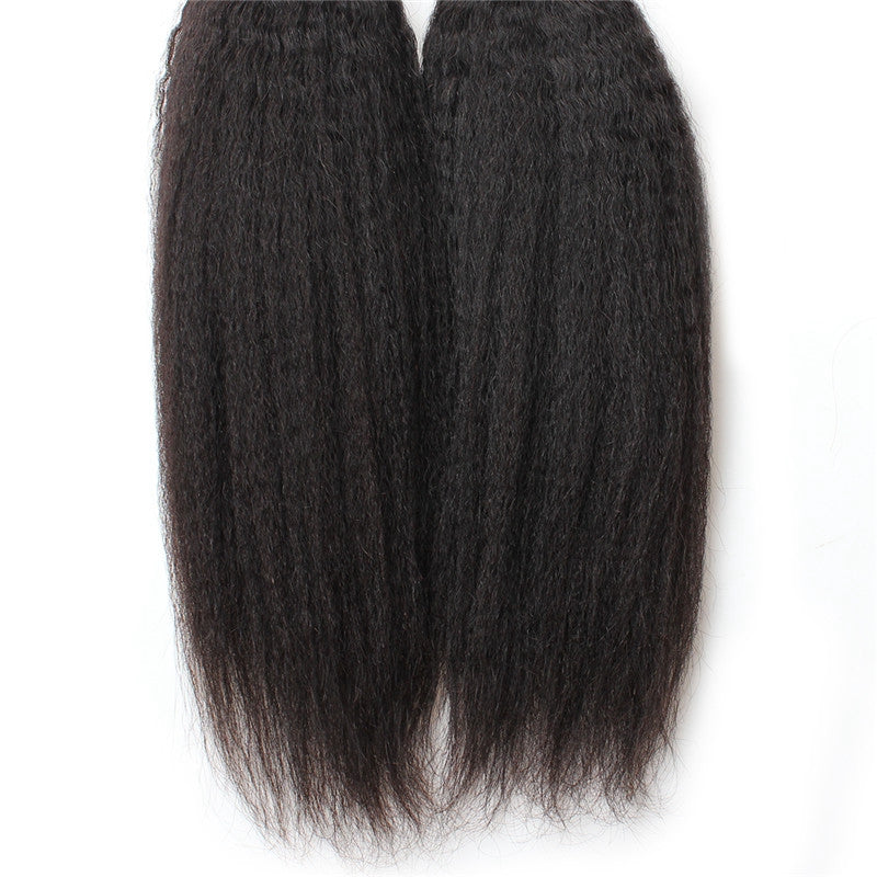 1pc Yaki Straight 100% Virgin Human Hair Bundle