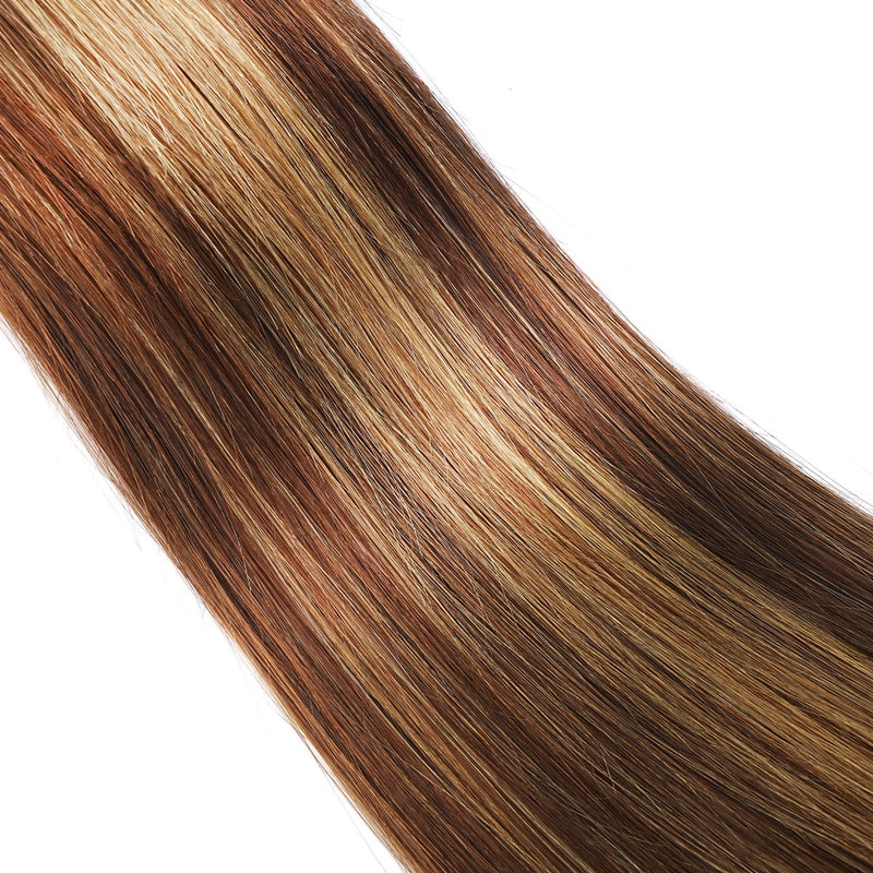 P4/27 Highlight Human Hair Bundles – Brown & Honey Blonde
