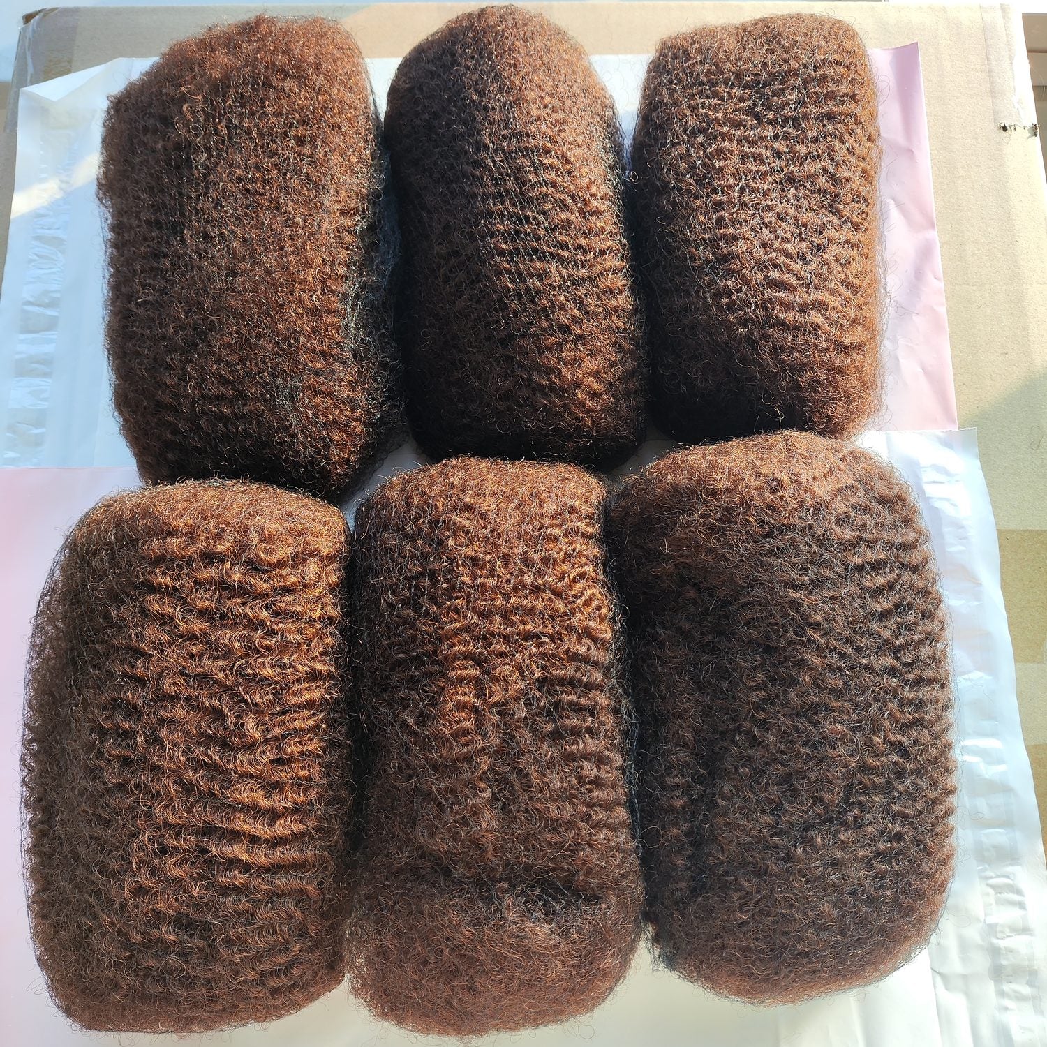 Afro Kinky bulk human hair 50g per pack