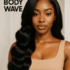 FLEXIGRIP 13x6 Body Wave HD Lace Front Wigs Human Hair for Women Lace Front Human Hair Wig with Baby Hair Natural Black