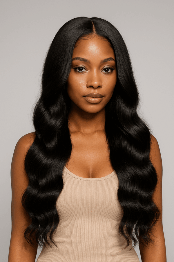 FLEXIGRIP 13x6 Body Wave HD Lace Front Wigs Human Hair for Women Lace Front Human Hair Wig with Baby Hair Natural Black