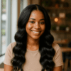 FLEXIGRIP 13x6 Body Wave HD Lace Front Wigs Human Hair for Women Lace Front Human Hair Wig with Baby Hair Natural Black