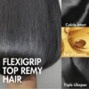 Flexigrip 13x6 Lace Frontal Wigs Straight Hair Skinlike HD Lace Human Hair Wigs Long Inches Brazilian Virgin Hair